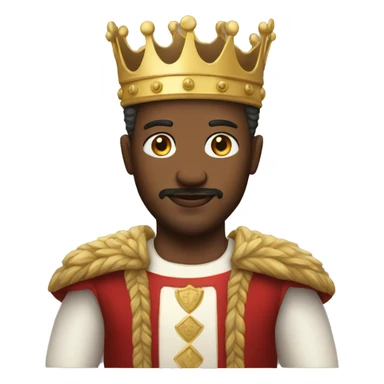 white short king sticker