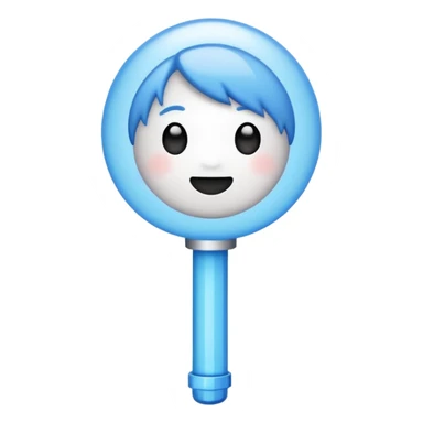 Emoji que represente la burbuja del lightstick del grupo de kpop Straykids  sticker