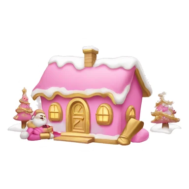 pink and gold christmasy itemsemoji
 sticker