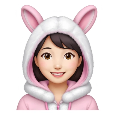 Playboy bunny Asian woman sfw sticker