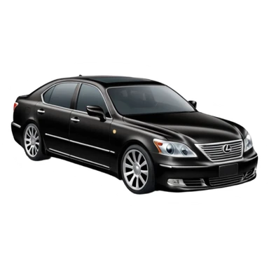 lexus ls430 2006 modified with black paint  sticker