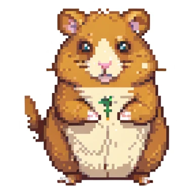 hamster hand giving a thumbs down sticker