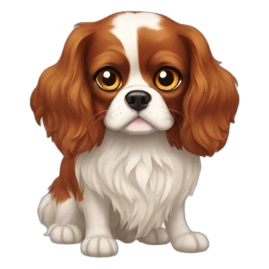 King Charles spaniel sticker
