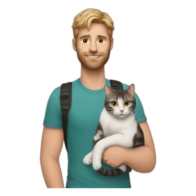 andrew tate holding a cat sticker