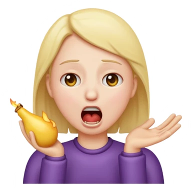 choking self emoji sticker