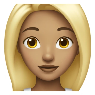 aesthetic clean girl blonde  sticker