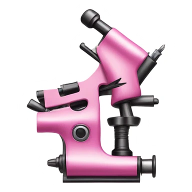 tattoo machine pink sticker