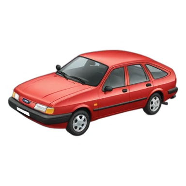 Voiture Ford mondeo de 1990 sticker