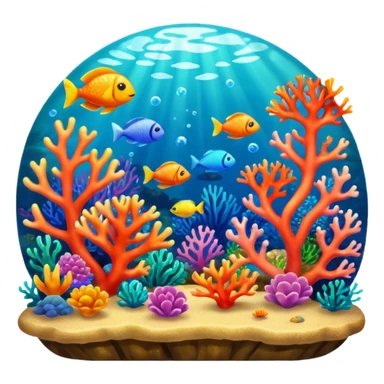 Coral Reef Treasure sticker
