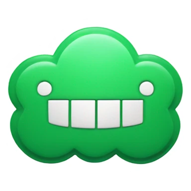 create a shape emoji green verified badge that has scalloped edges and binary code written in white on the inside sticker