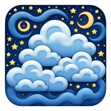 starry night sky, dreams sticker