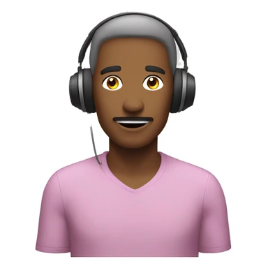 add podcast headphones to this image.   sticker