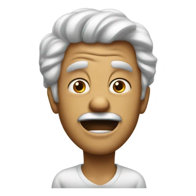 funny male meme portrait sticker