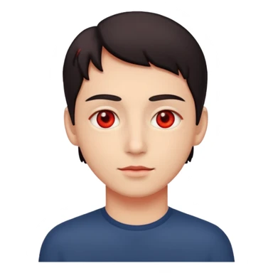 Chill with red eyes sticker