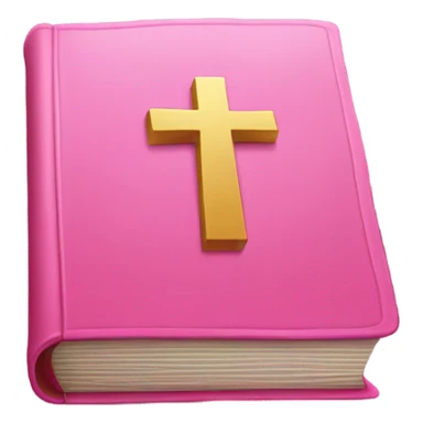 Pink bible sticker