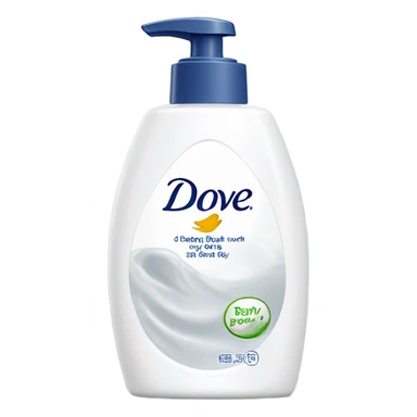 Dove body wash sticker