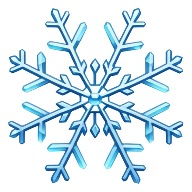 snowflake sticker