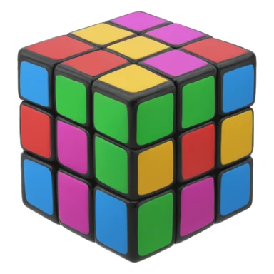 rubik's cube sticker