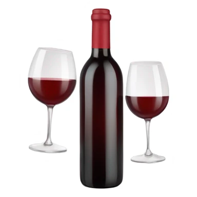 etoile qui est fermer avec un bouchon de vin. et qui est a moité remplie de vin rouge. sticker