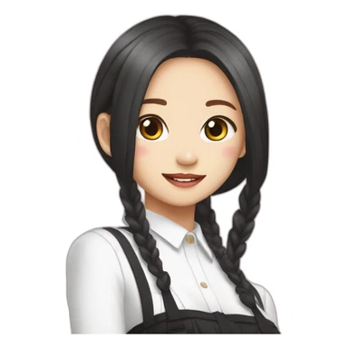 Jennie from black pink sticker