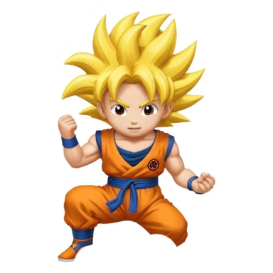 Emoji de la nube voladora de Goku, solo quiero la nube, amarilla sticker