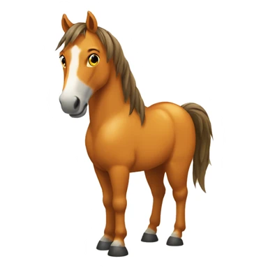 Citrouille cheval sticker