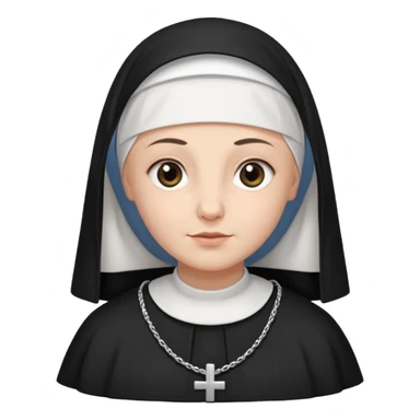 Nun sticker