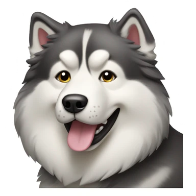 Malamute dog sticker