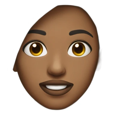 face coupable qui se roge les ongles sticker