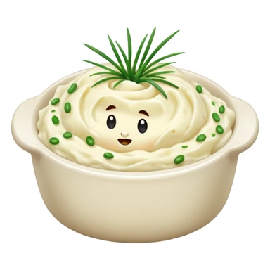 Mashed potatoes with chives sticker
