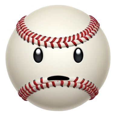 Baseball from inanimate insanity sticker