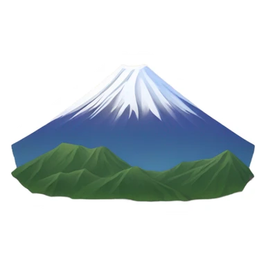 fuji mountain sticker