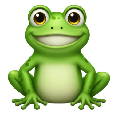 Happy  frog  sticker
