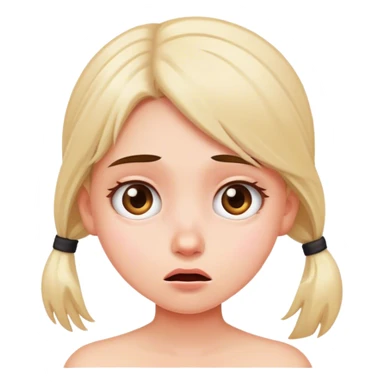 girl confused sticker