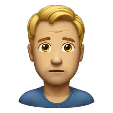 the ultimate sadness emoticon sticker