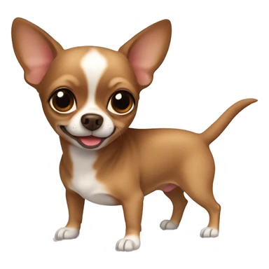 Brown Chihuahua cute  sticker