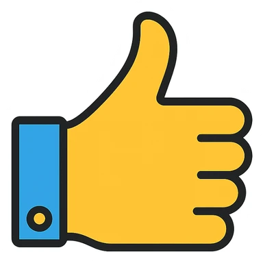 thumb up
 sticker
