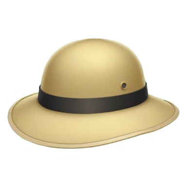 jungle pith helmet  sticker