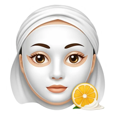 a beauty box of skincare white mask pack sticker