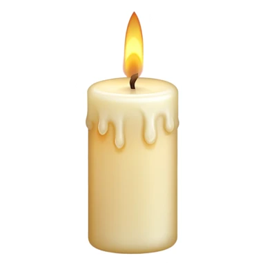memorial candle with gentle glow sticker