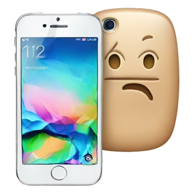 iphone on samsung sticker