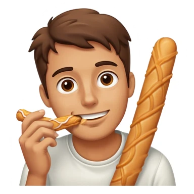 Chill guy churros sticker