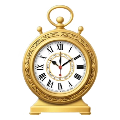 Clock strike 12 midnigh arive sticker