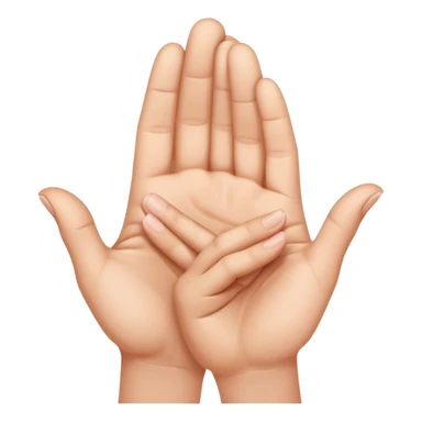 yoni mudra hand gesture sticker