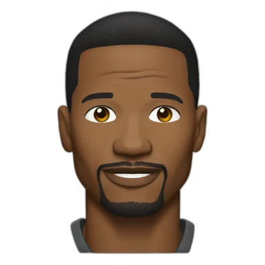 jamie foxx realistic sticker