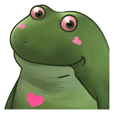 Smiley face with pink hearts for eyes sticker