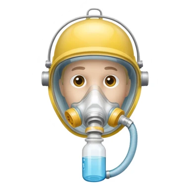 emergency oxygen mask sticker