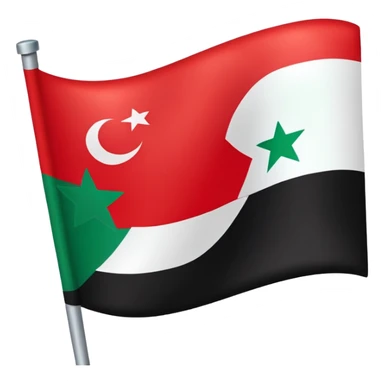 Syria new flag  sticker