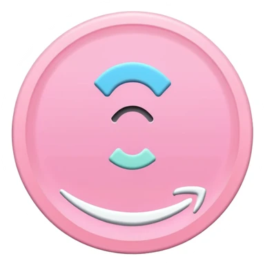 amazon prime video aesthetic logo in pastel pink sticker