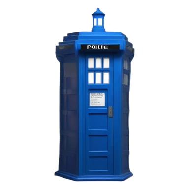 Tardis sticker